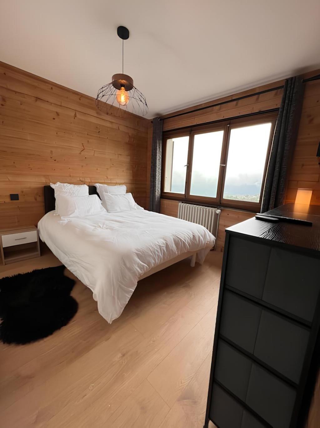 Vue Mont Blanc, Ski Et Village Combloux Extérieur photo